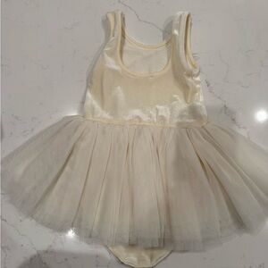 NORA LEE Cream Tulle Baby Dress